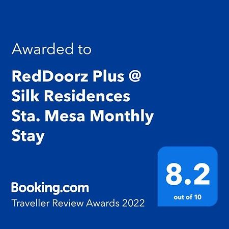 Reddoorz Plus @ Silk Residences Sta. Mesa Monthly Stay Manila Exterior foto